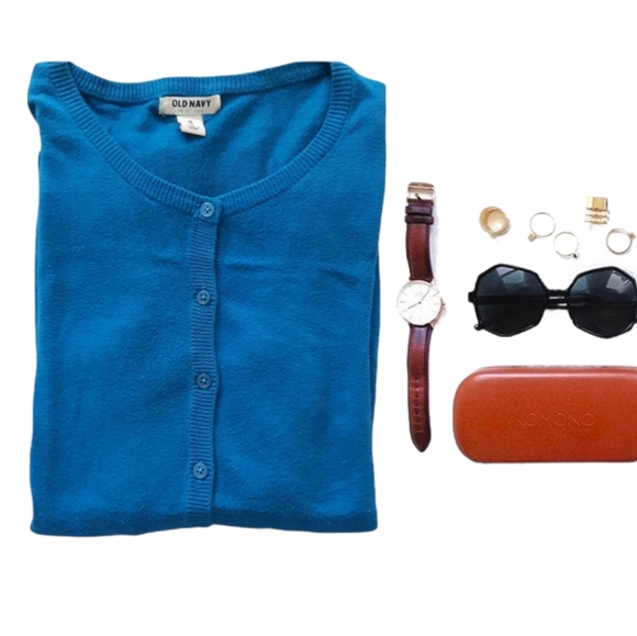 OLD NAVY• Cardigan• Long Sleeved Round Neck - Picture 2 of 7